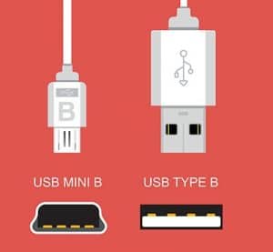 Mini USB cable