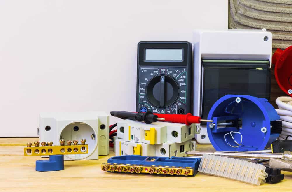 Various electrical equipment shown in the photo