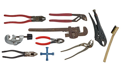 Various crimping tools.