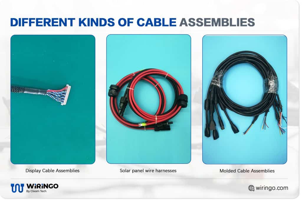 Different kinds of cable assemblies